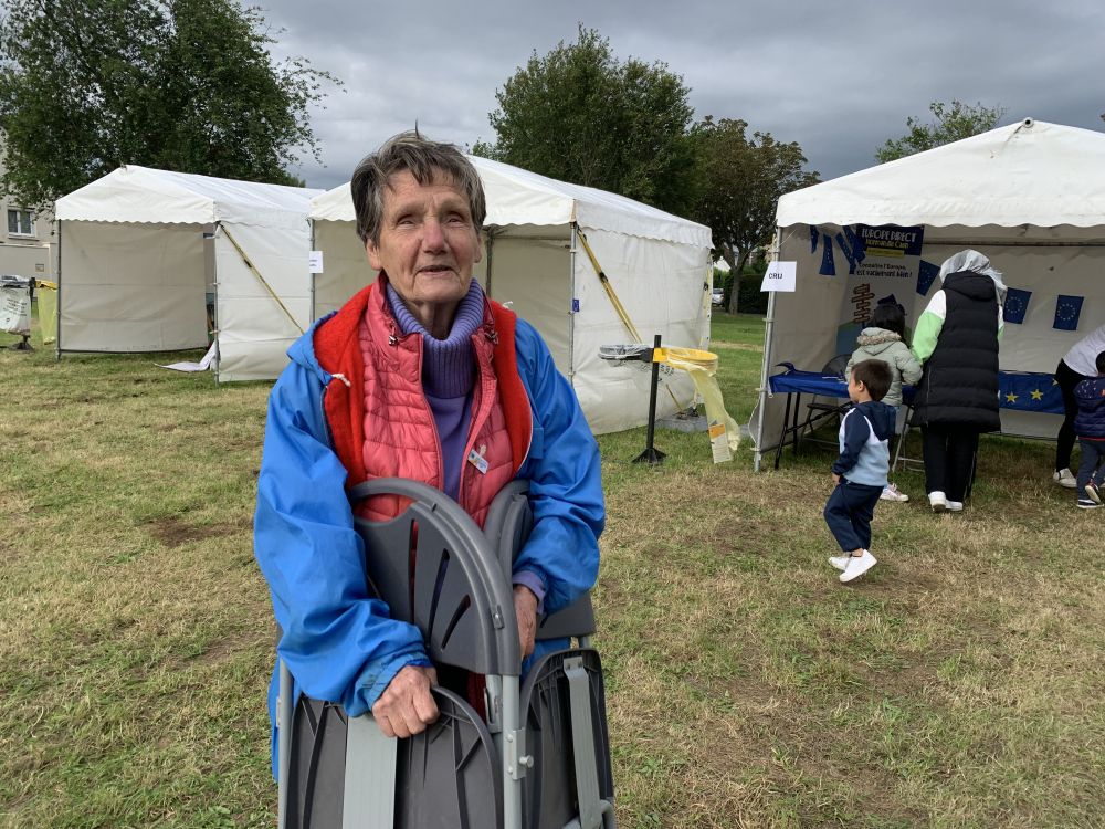 Aline Tourbillon n’avait jamais vu autant de monde à la Pierre-Heuzé !