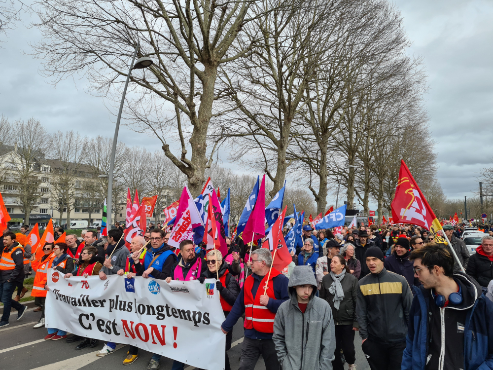 La manifestation s'est élancée à Caen.