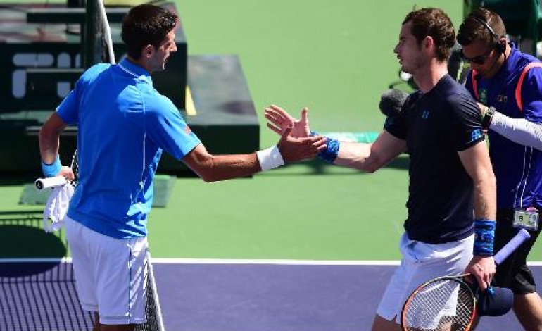 Miami (AFP). Tennis: Djokovic et Murray qualifiés pour la finale du Masters 1000 de Miami
