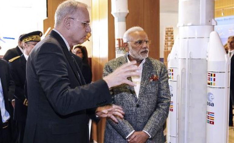 Toulouse (AFP). Airbus et CNES au menu toulousain du Premier ministre indien
