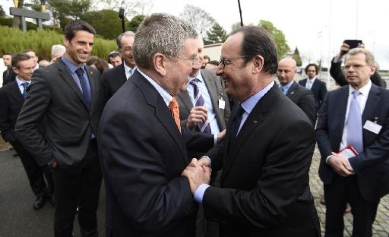 Lausanne (AFP). JO 2024: Hollande à Lausanne en avocat de la candidature de Paris