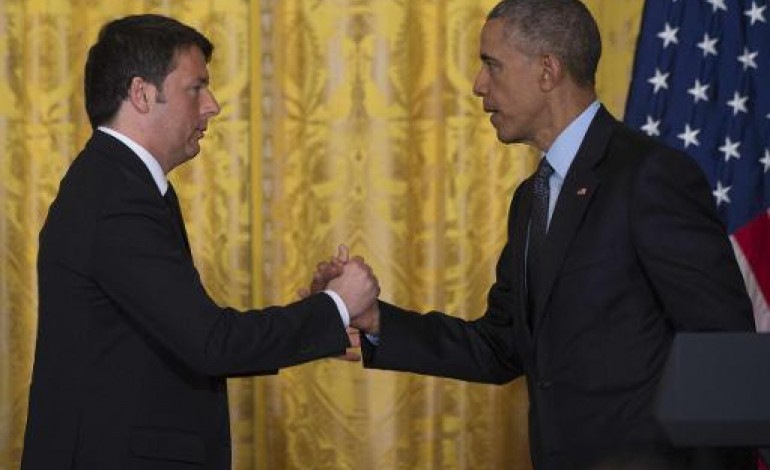 Washington (AFP). Flux de migrants: Obama et Renzi insistent sur une solution en Libye