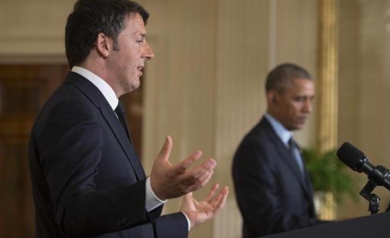 Washington (AFP). Immigration clandestine: Obama et Renzi insistent sur une solution en Libye