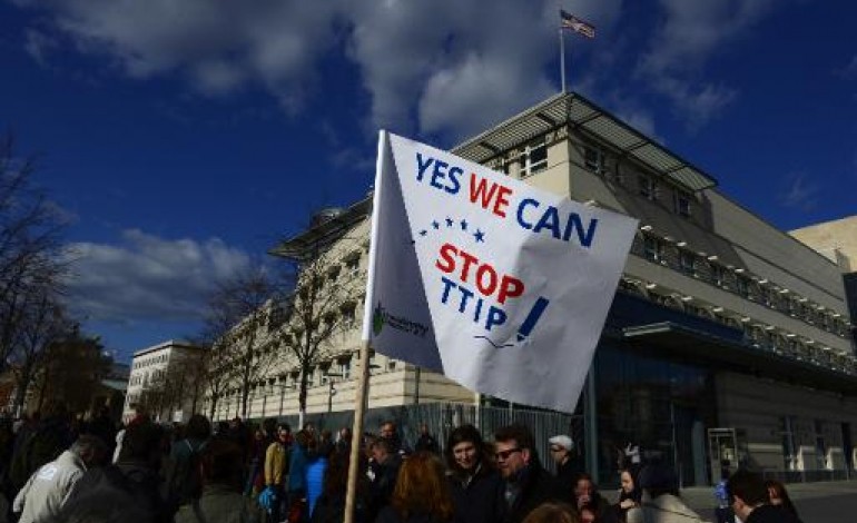 Berlin (AFP). Allemagne: l'accord de libre-échange transatlantique déchaîne les passions