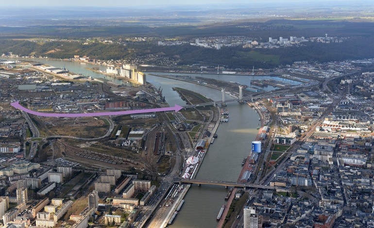 Rouen : le pont Flaubert est en bonne voie