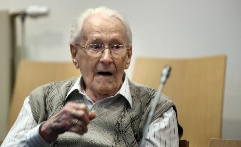 Lunebourg (Allemagne) (AFP). Auschwitz: Oskar Gröning demande pardon aux victimes à son procès