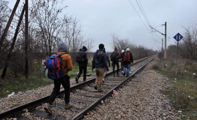 skopje (Macédoine) (AFP). Macédoine: au moins 14 clandestins meurent écrasés par un train