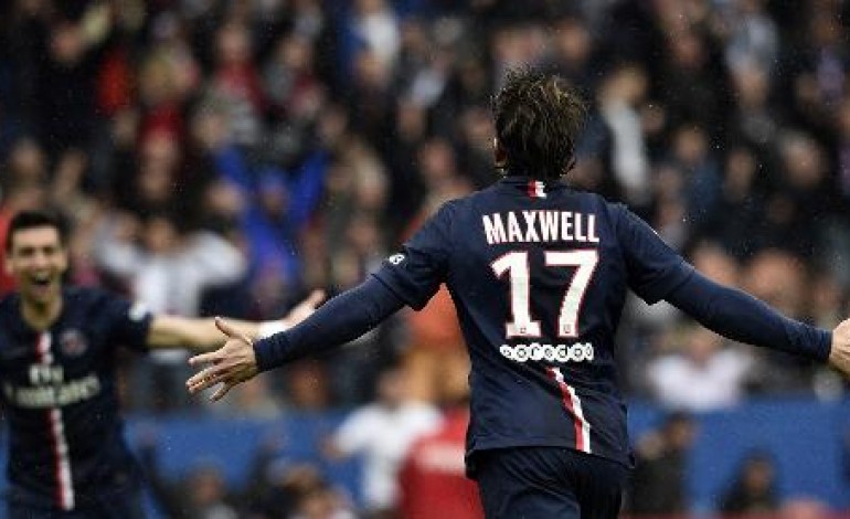 Paris (AFP). PSG: Maxwell, 2e but le plus rapide cette saison, loin du record