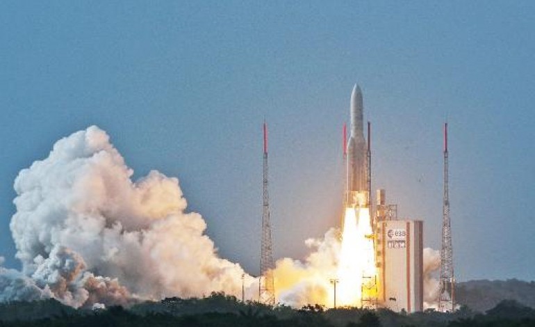 Paris (AFP). Lancement réussi de deux satellites par Ariane 5