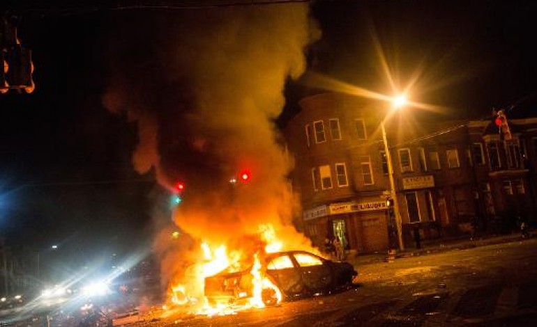 Baltimore (Etats-Unis) (AFP). Emeutes à Baltimore: retour au calme progressif 