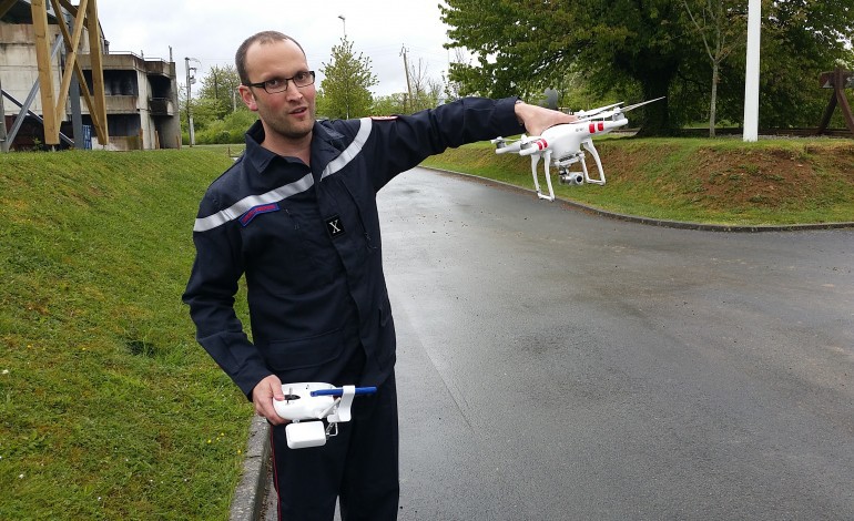 Un drone chez les pompiers de l'Orne