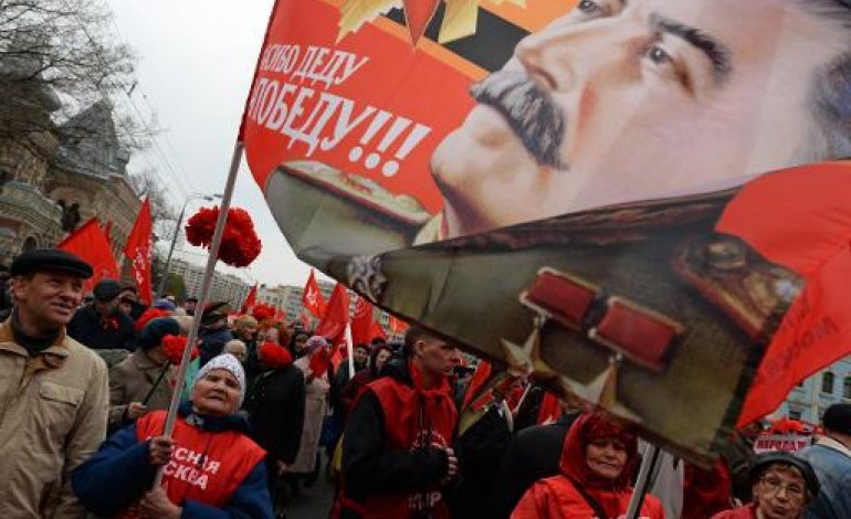 Moscou (AFP). Staline plane sur le 70e anniversaire de la victoire sur l'Allemagne
