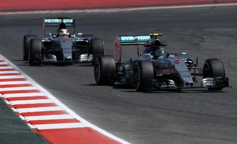 Montmeló (Espagne) (AFP). GP d'Espagne: plein soleil pour Hamilton et Rosberg aux essais libres