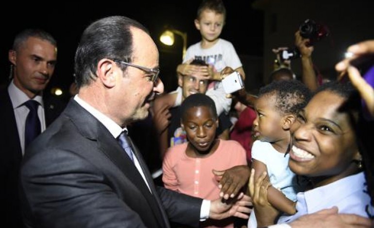 Gustavia (AFP). Début de tournée dans la Caraïbe aux allures électorales pour François Hollande 