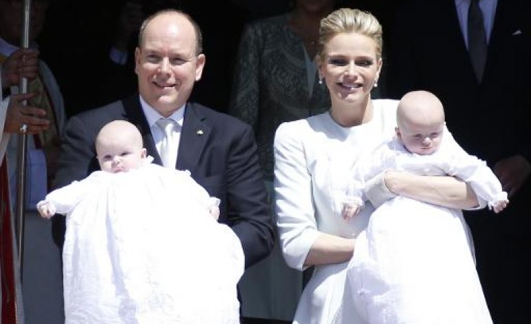 Monaco (AFP). Monaco: baptême pour les jumeaux princiers Jacques et Gabriella