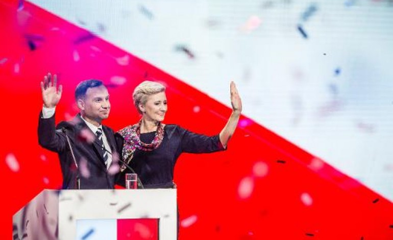 Varsovie (AFP). Présidentielle en Pologne: l'opposant conservateur en tête au 1er tour