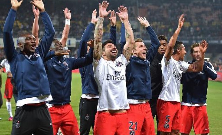 Paris (AFP). Ligue 1: sacré champion de France, le PSG rêve d'un triplé national