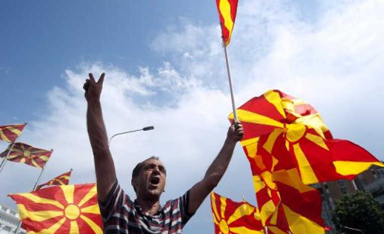 Skopje (AFP). Macédoine: plus de 20.000 manifestants réclament la démission du gouvernement