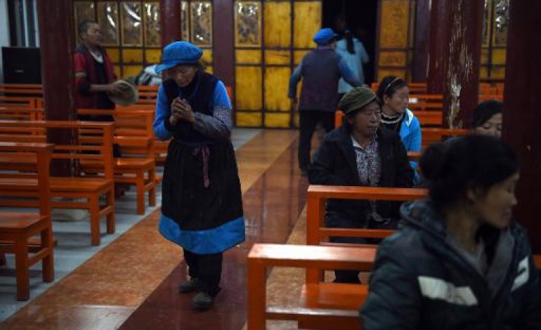 Baihanluo (Chine) (AFP). Les Tibétains catholiques, fous de Dieu en Chine communiste