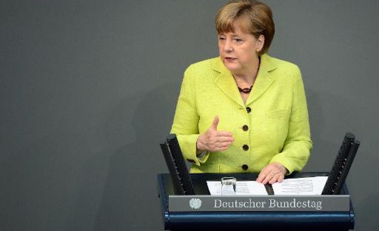 Berlin (AFP). Merkel: un retour de la Russie au G7 pas imaginable actuellement