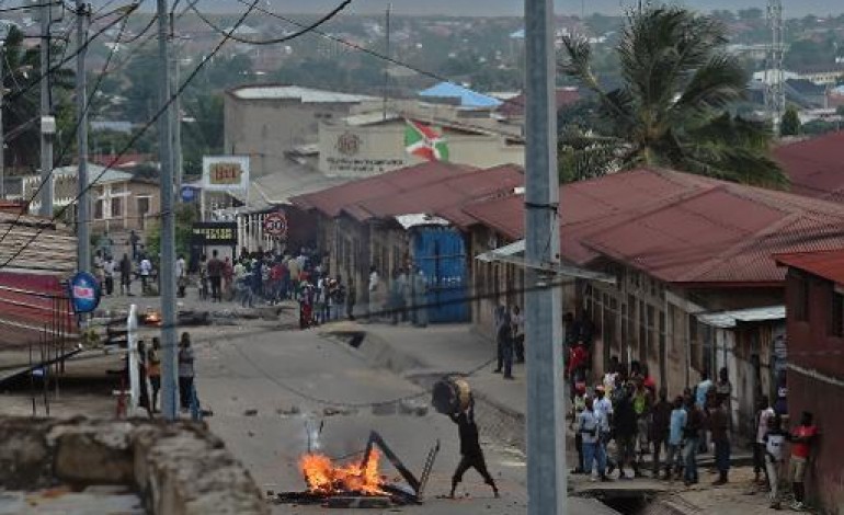 Bujumbura (Burundi) (AFP). Burundi: toujours plus de tirs sur les manifestants qui ne fléchissent pas