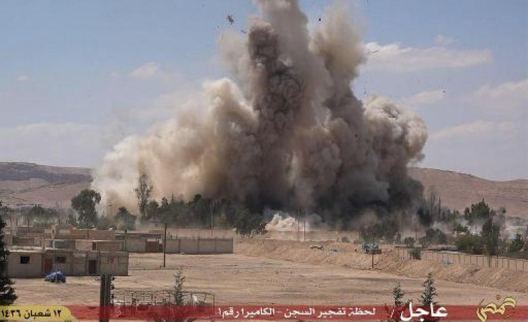 Beyrouth (AFP). Syrie: l'EI détruit la prison de Palmyre, symbole de la terreur du régime