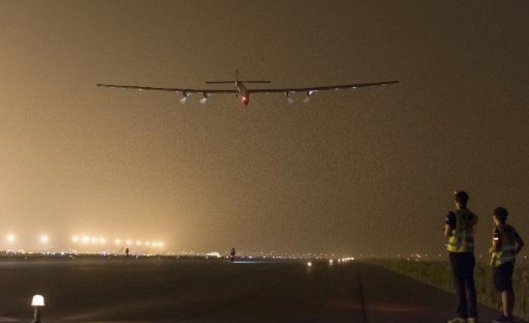 Nankin (Chine) (AFP). Solar Impulse 2 décolle pour sa longue traversée du Pacifique