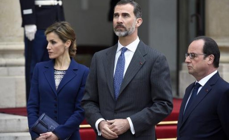 Paris (AFP). Le roi d'Espagne Felipe VI de retour en France pour une visite d'Etat 