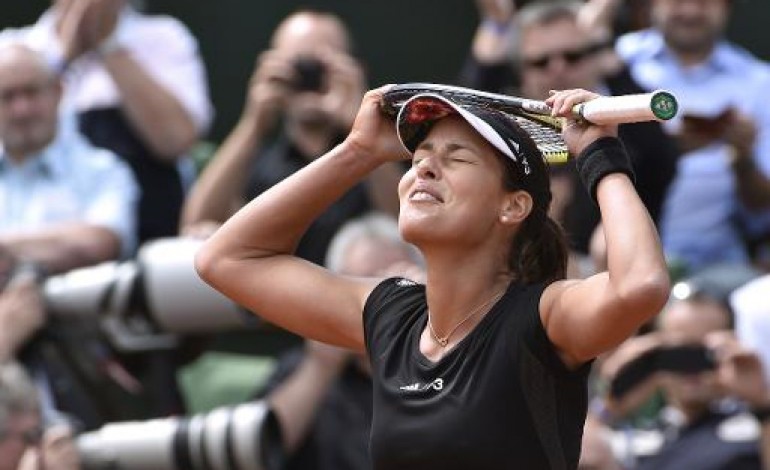 Paris (AFP). Roland-Garros: Ana Ivanovic en demi-finales sept ans après