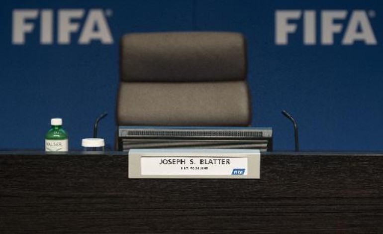 Zurich (AFP). Foot: Blatter démissionne de la présidence de la Fifa

