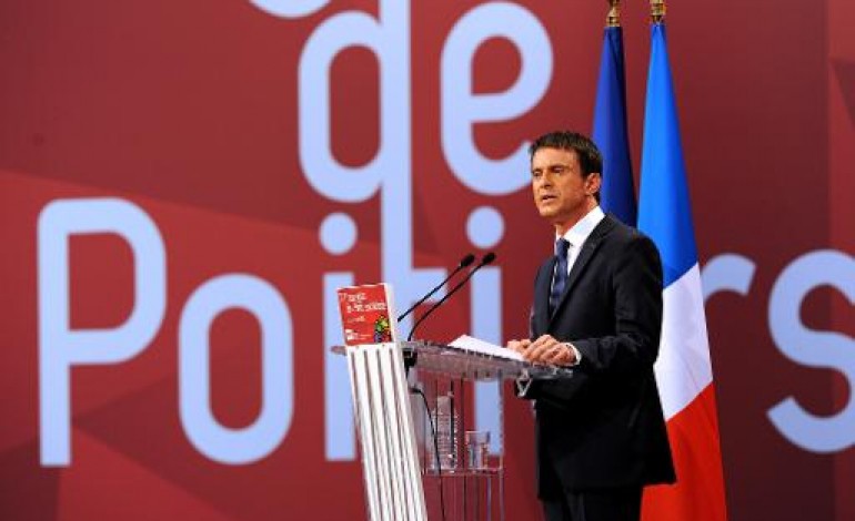 Poitiers (AFP). Valls au congrès du PS: nous devons continuer à réformer