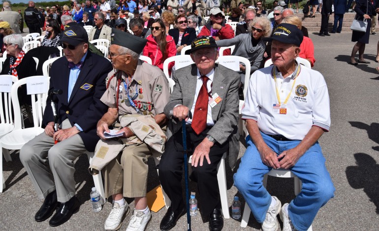 4 vétérans décorés de la Légion d'honneur à Utah-Beach