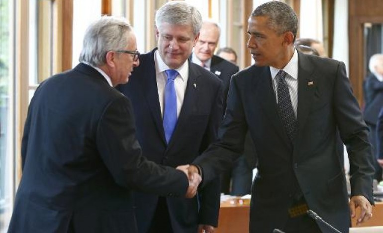 Château d?Elmau (Allemagne) (AFP). Le G7 inflexible avec Moscou et uni face au terrorisme
