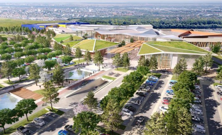 Autour d'Ikea, la galerie commerciale ouvrira fin 2018 à Fleury-sur-Orne