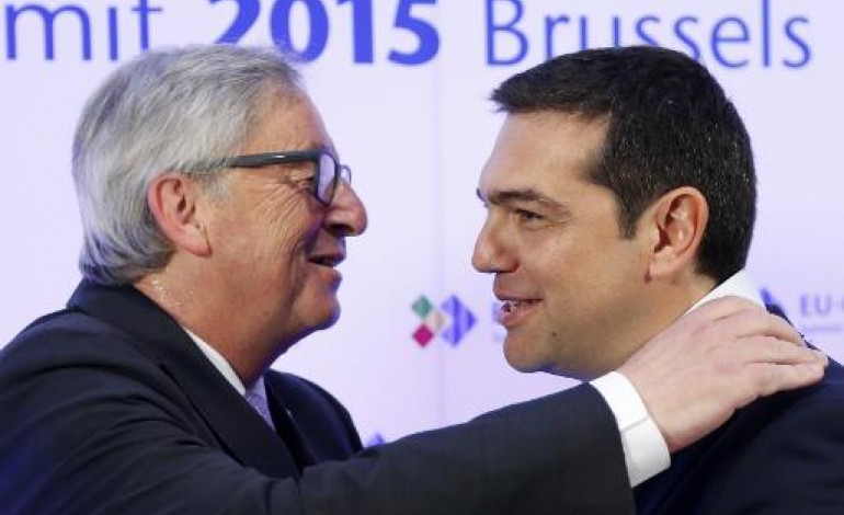 Bruxelles (AFP). Grèce: Tsipras va à nouveau rencontrer Juncker sur la dette
