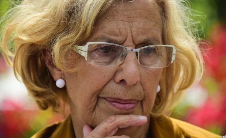 Madrid (AFP). L'indignée Manuela Carmena future maire de Madrid