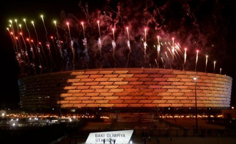 Bakou (AFP). Jeux européens: Bakou frappe fort avec une cérémonie digne des JO