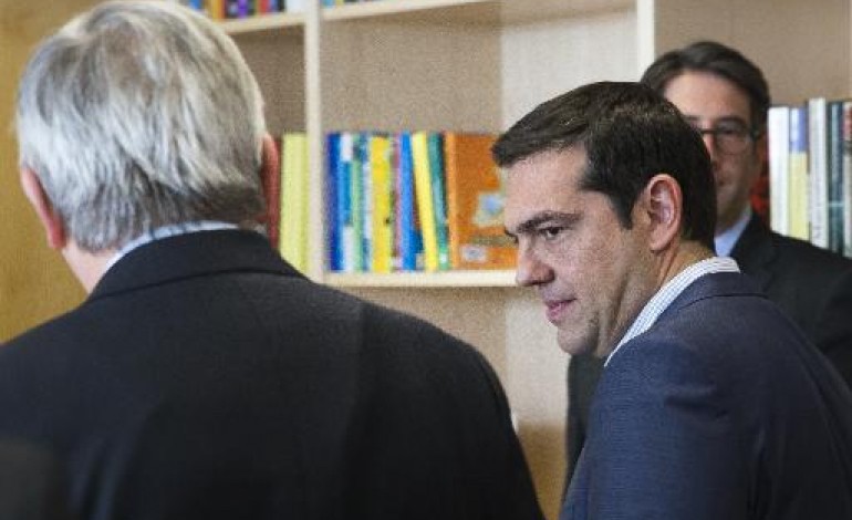 Bruxelles (AFP). Grèce: négociations marathon entre Tsipras et ses créanciers à Bruxelles