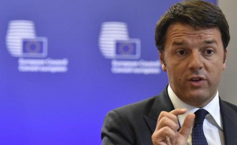 Bruxelles (AFP). Asile: coup de colère de Matteo Renzi contre l'abandon des quotas obligatoires