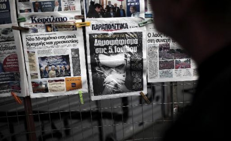 Bruxelles (AFP). Grèce: le coup de tonnerre du référendum perturbe l'ordre du jour de l'Eurogroupe