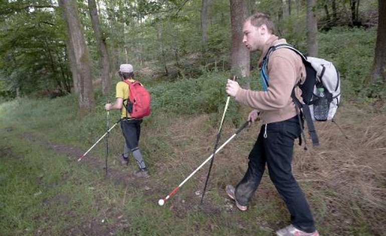 Reipertswiller (France) (AFP). Un GPS pour guider les aveugles en randonnée