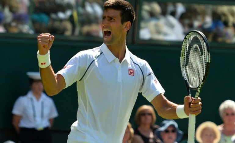 Londres (AFP). Wimbledon: Djokovic se défait du coriace Kohlscheiber