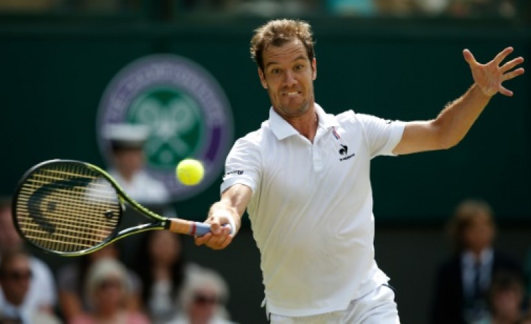Wimbledon (Royaume-Uni) (AFP). Wimbledon: Gasquet avec les cadors en seconde semaine 