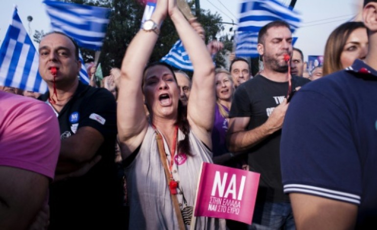 Athènes (AFP). Référendum grec: le oui progresse, Tsipras tente de mobiliser ses compatriotes