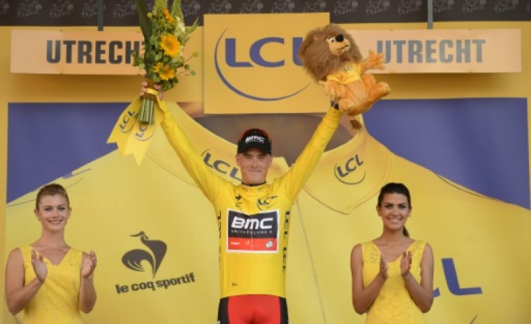 Utrecht (Pays-Bas) (AFP). Tour de France: premier maillot jaune pour Rohan Dennis