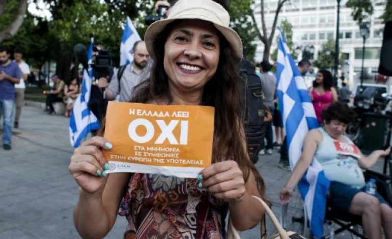 Athènes (AFP). Référendum grec: le non à 61,21% sur la moitié des bulletins dépouillés