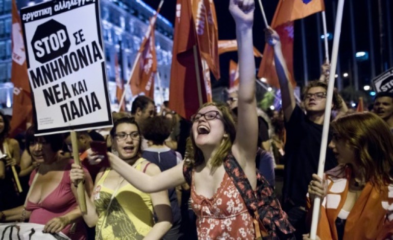 Athènes (AFP). Référendum: non massif et risqué des Grecs au plan de créanciers divisés