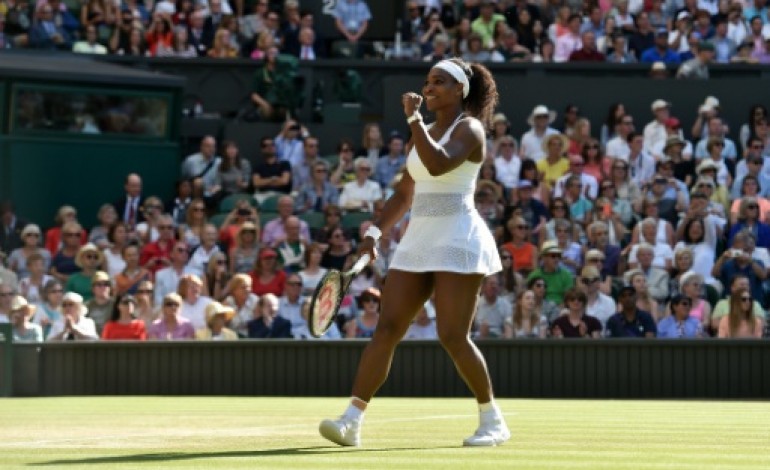 Londres (AFP). Wimbledon: Serena Williams encore impitoyable avec Sharapova