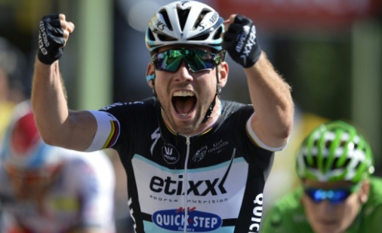 Fougères (France) (AFP). Tour de France: Cavendish gagne le sprint