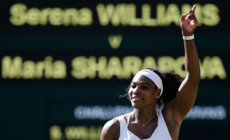 Londres (AFP). Wimbledon: Serena Williams-Garbine Muguruza, choc des extrêmes 